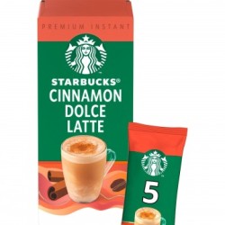 STARBUCKS SACHETS LATTE CINAMON MIX kavos gėrimas 5 vnt