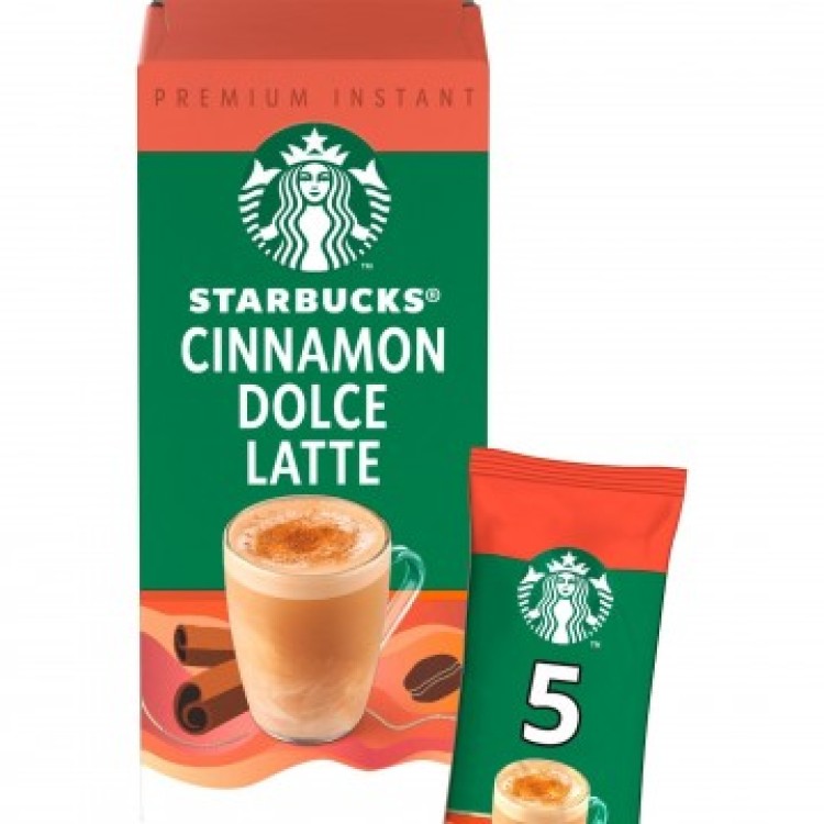 STARBUCKS SACHETS LATTE CINAMON MIX kavos gėrimas 5 vnt